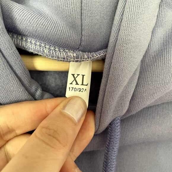 Purple hoodie sweater green frog on black skateboard cartoon design women's XL - Picture 5 of 8